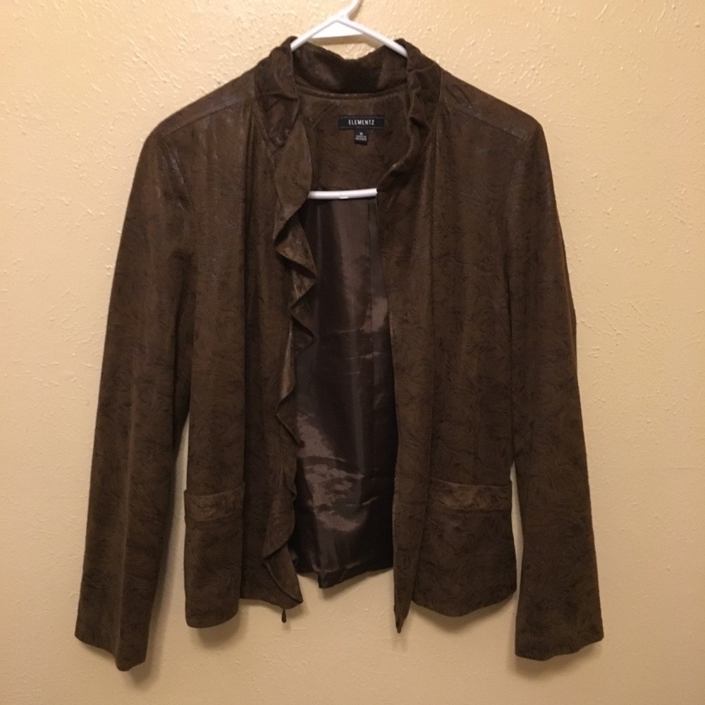 Unique Brown Elementz Jacket